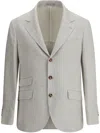 Brunello Cucinelli Suit-type Blazer In Neutrals