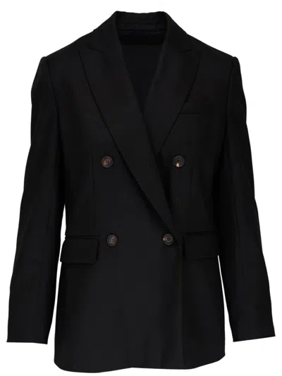 Brunello Cucinelli Suit-type Double Breastes Jacket In Black