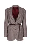 Brunello Cucinelli Jackets And Vests In Pink