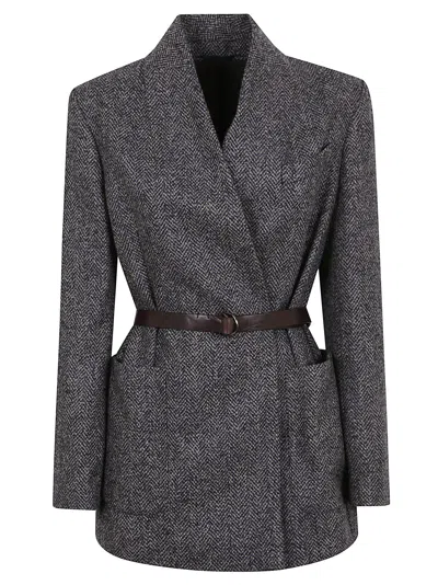 Brunello Cucinelli Suit-type Jacket In Gray