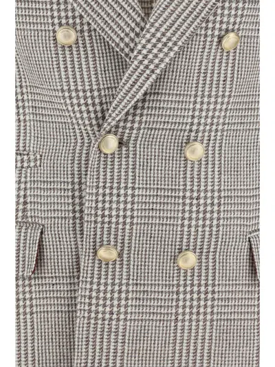 Brunello Cucinelli Suit-type Jacket In Gray