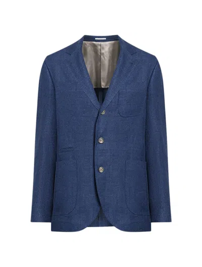 Brunello Cucinelli Suit-type Jacket In Blue