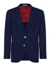 Brunello Cucinelli Wool-cashmere Blend Blazer In Blue