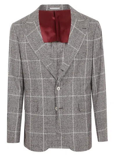 Brunello Cucinelli Suit-type Jacket In Gray