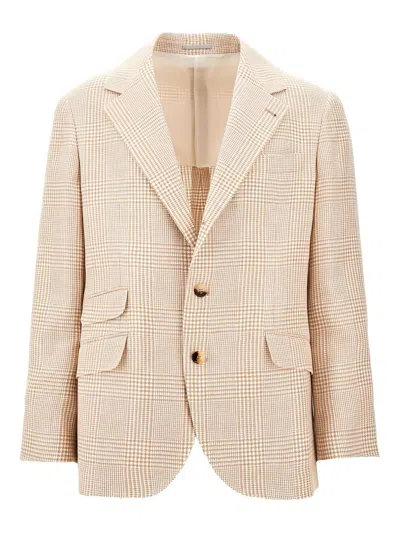 BRUNELLO CUCINELLI BRUNELLO CUCINELLI SUIT-TYPE LINEN JACKET