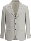 Brunello Cucinelli Single-breasted Check Blazer