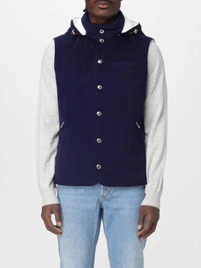 Brunello Cucinelli Suit Vest  Men Color Blue