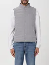 Brunello Cucinelli Grey Down Gilet In Grey