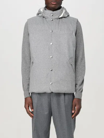 Brunello Cucinelli Suit Vest  Men Color Grey In Grau