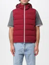 Brunello Cucinelli Down Jacket Vest In Red