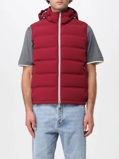 BRUNELLO CUCINELLI SUIT VEST BRUNELLO CUCINELLI MEN COLOR RED,H17549014