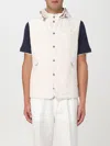 Brunello Cucinelli White Vest In Nylon Blend In White