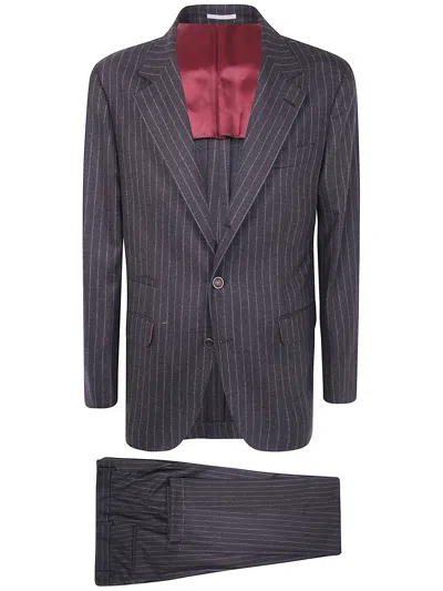 BRUNELLO CUCINELLI SUIT WOOL CASHMERE 'MV440LDTHH C006',MV440LDTHH C006 GREY