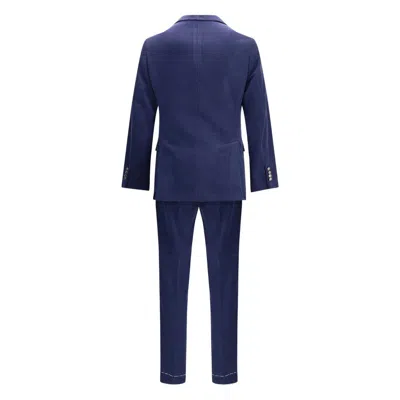 Brunello Cucinelli Suits In Blue