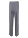Brunello Cucinelli Suits Wide Leg Pants Clothing In Gray