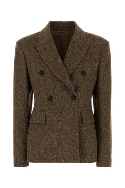 Brunello Cucinelli Suit-type Jacket In Brown