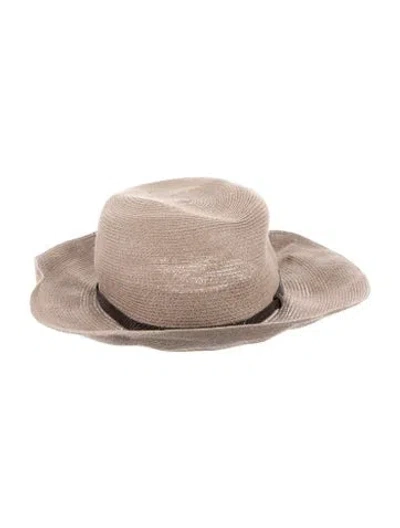 Pre-owned Brunello Cucinelli Sun Hat In Neutral