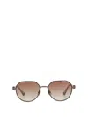 Brunello Cucinelli Sunglasses In Gold
