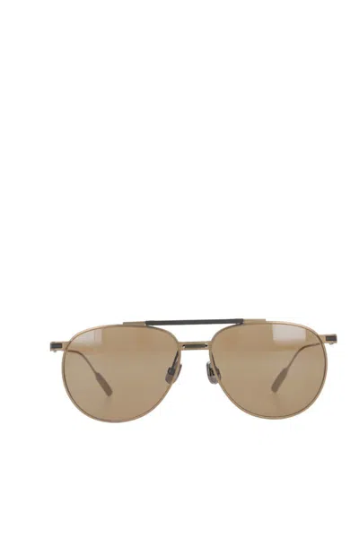 Brunello Cucinelli Sunglasses In Brown