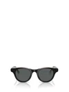 Brunello Cucinelli Bc4016s Acetate Round Sunglasses In Black