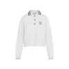 Brunello Cucinelli Sport Club Pullover With White Cashmere In White