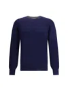 Brunello Cucinelli Cashmere-blend Crewneck Sweater