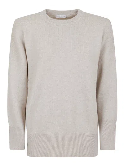 Brunello Cucinelli Sweater In Gray