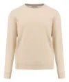 Brunello Cucinelli Men Regular Fit Cashmere Sweater In Beige