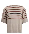 Brunello Cucinelli Sweater  Woman Color Beige In Beige