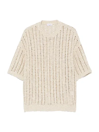 BRUNELLO CUCINELLI BRUNELLO CUCINELLI WOMEN SWEATER BEIGE
