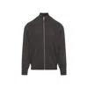 Brunello Cucinelli Full Zip Cashmere Cardigan In Black