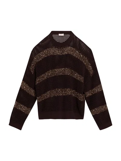 Brunello Cucinelli Sweater Brown Gold