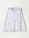 Brunello Cucinelli Embroidered Zipped Hoodie In Grey