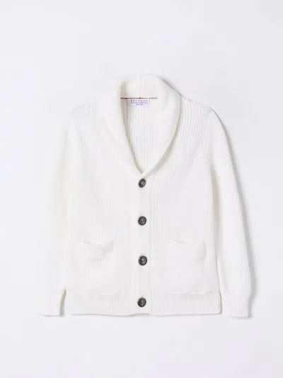 Brunello Cucinelli Sweater  Kids Color White