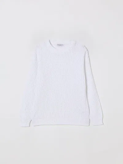 Brunello Cucinelli Sweater  Kids Color White