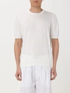 Brunello Cucinelli Short Sleeve Crew-neck Sweater In Beige