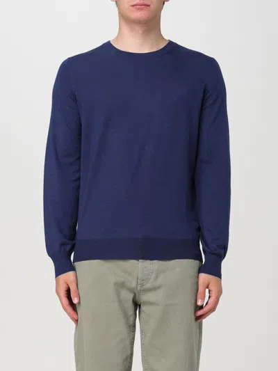 Brunello Cucinelli Sweater  Men Color Blue 1 In Blau 1