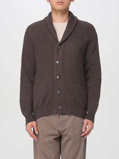 Brunello Cucinelli Cotton Cardigan In Gray