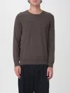 Brunello Cucinelli Crew Neck Knitwear Sweater In Brown