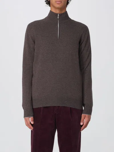 Brunello Cucinelli Sweater  Men Color Dark In Brown