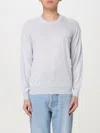 Brunello Cucinelli Sweater  Men Color Gnawed Blue In Gnawed Blue