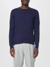 Brunello Cucinelli Cashmere Blend Crewneck Sweater In Blue