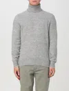 Brunello Cucinelli Wool Blend Turtleneck Sweater In Grigio