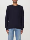 Brunello Cucinelli Virgin Wool-cashmere Crew Neck Jumper In Navy