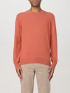 Brunello Cucinelli Long-sleeved Cashmere Sweater In Orange