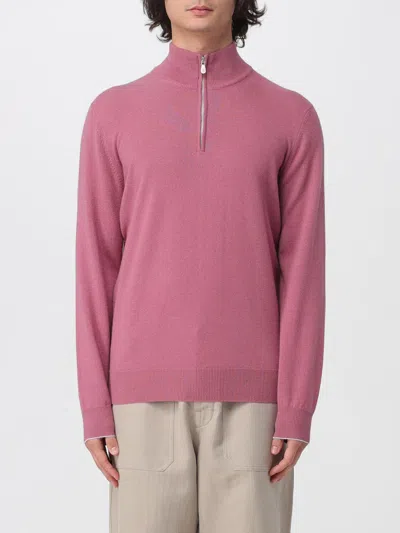 Brunello Cucinelli Sweater  Men Color Red In Pink