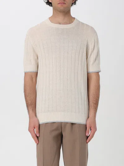 Brunello Cucinelli Sweater  Men Color Rope In 亚麻色