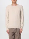 Brunello Cucinelli Crew Neck Cashmere Sweater With Ribbed Cuffs In Pink