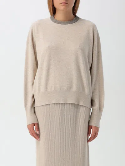 Brunello Cucinelli Sweater  Woman Color Beige