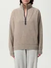 Brunello Cucinelli Sweater  Woman Color Beige In Brown